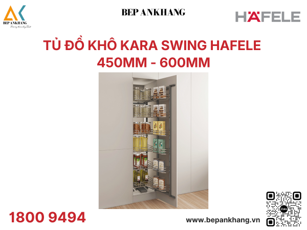 Tủ Đồ Khô Kara Swing 450mm Hafele 595.71.043